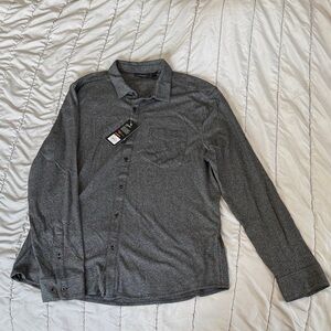 Marc Anthony Charcoal Button Down Shirt